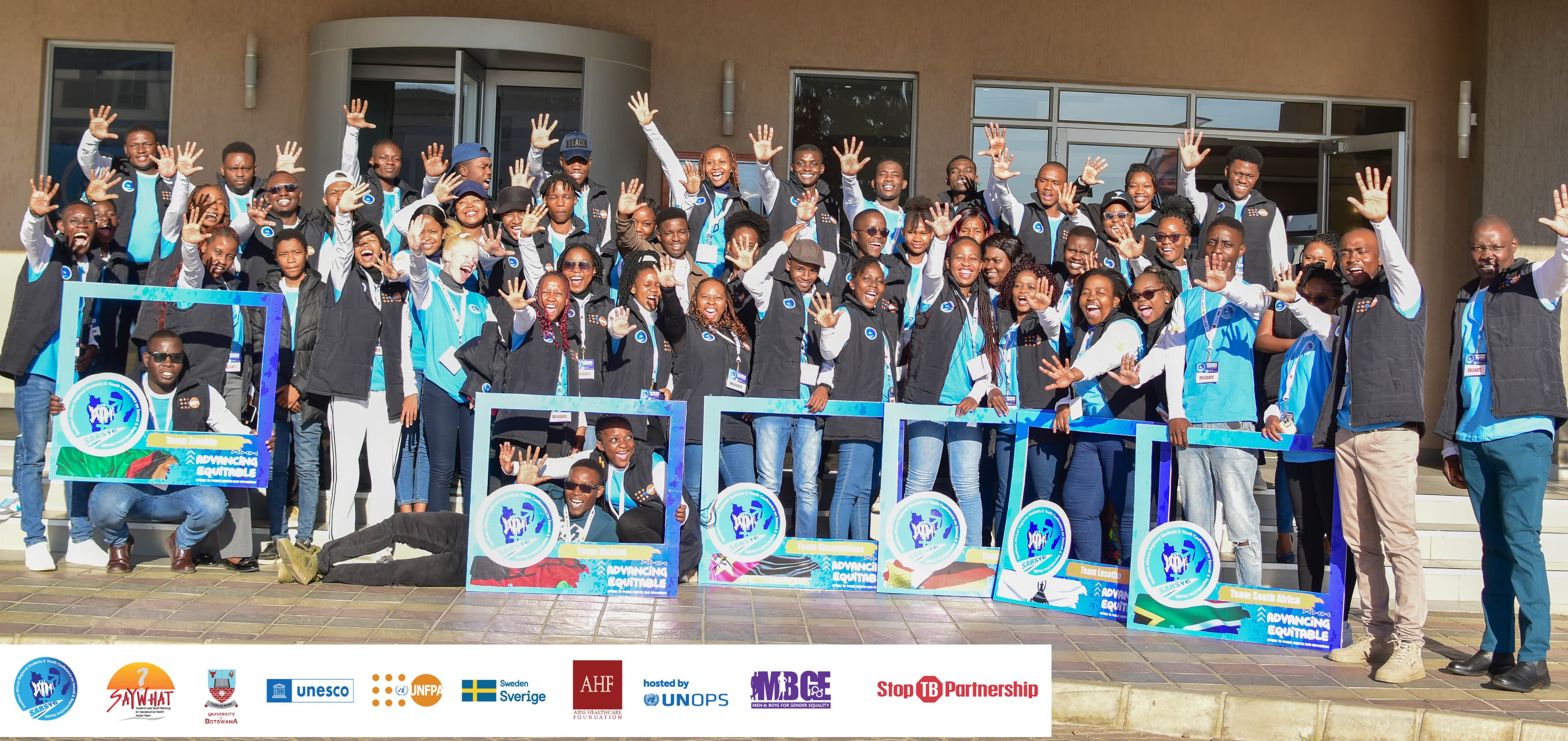 SARSYC youth delegates at a regional conference