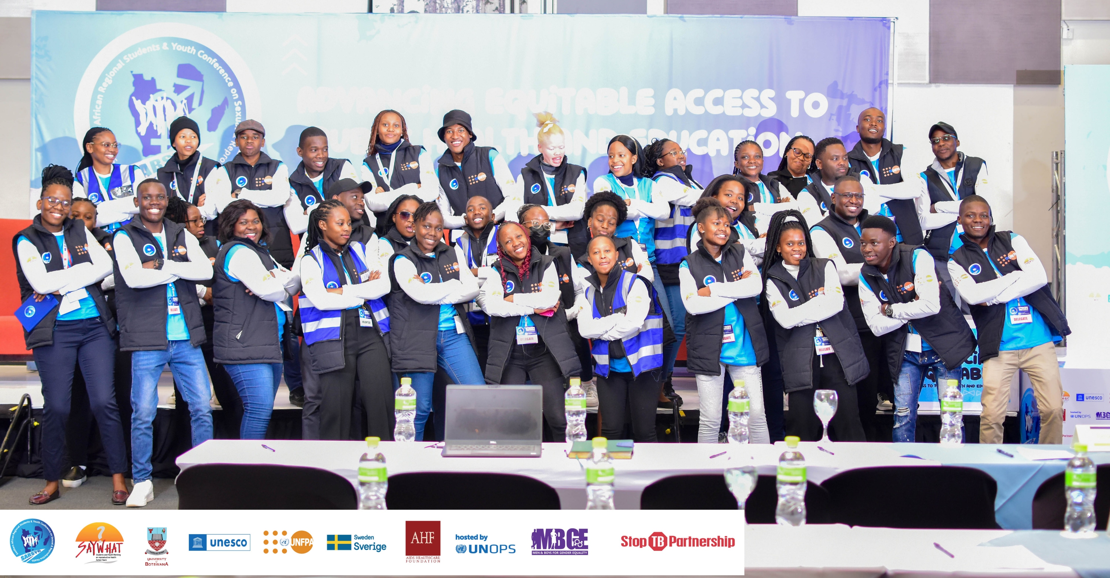 SARSYC VI participants at a regional conference