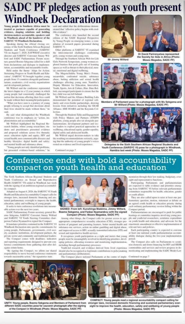 Youth Voices Drive Regional Action: SARSYC VI in the News